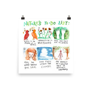 Nature's To-Do List